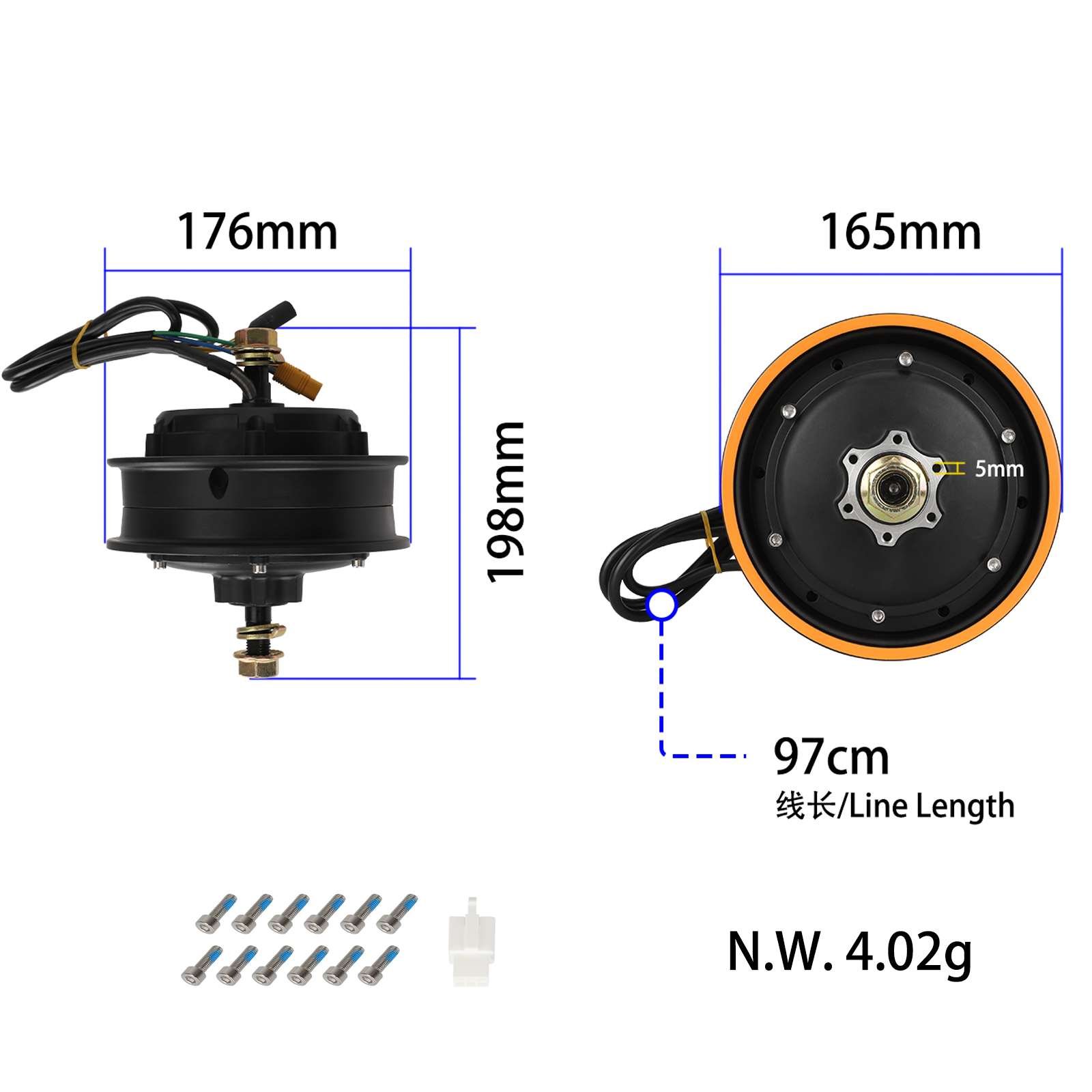 KuKirin G2 Max 1000W Motor Without Tire - Image 2