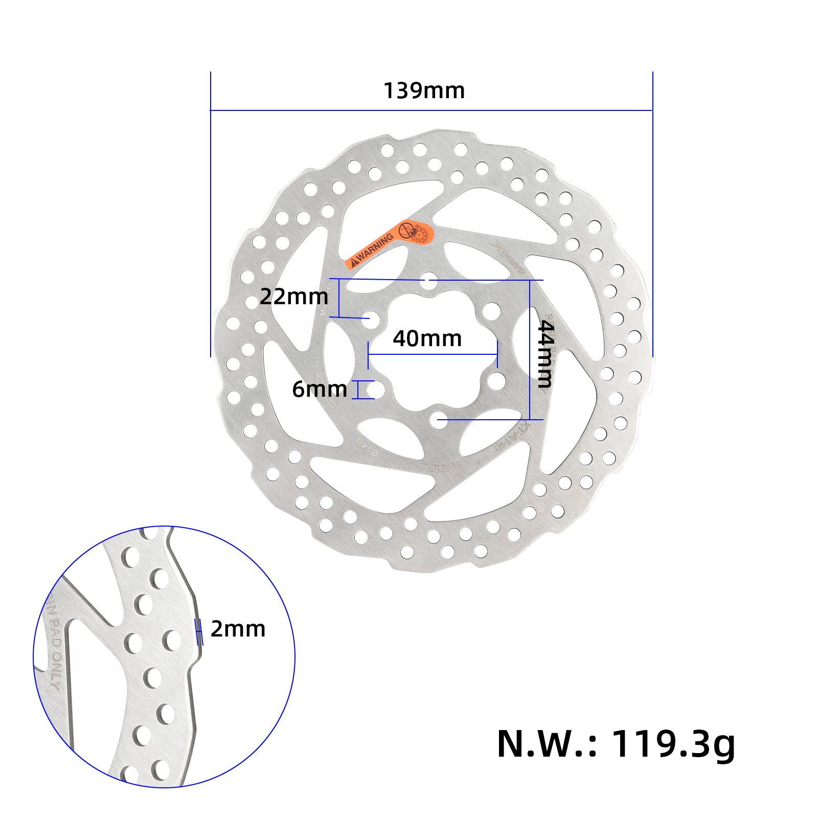 KuKirin G3 Pro Brake Disc - Image 3