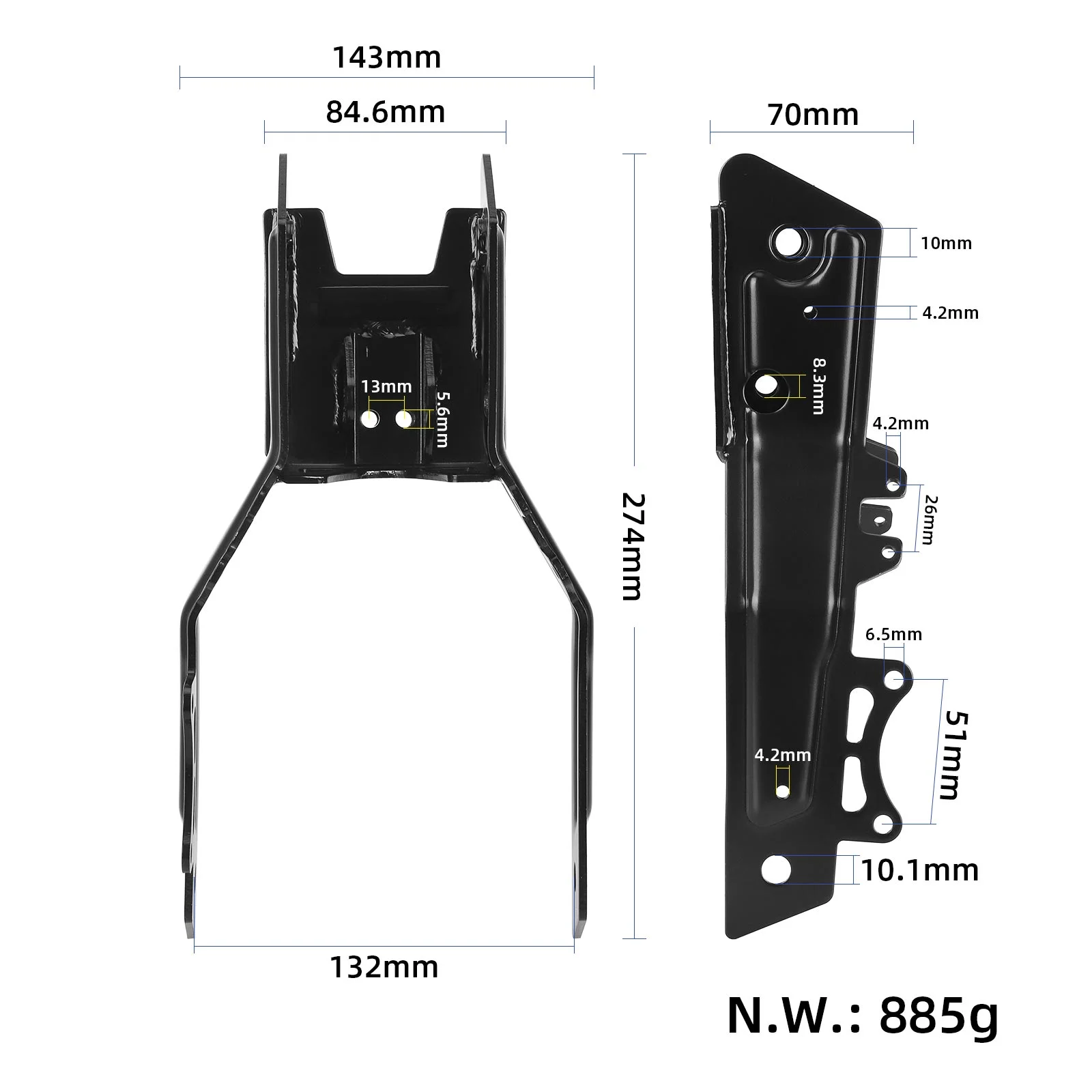 KuKirin T3 Front Fork - Image 2