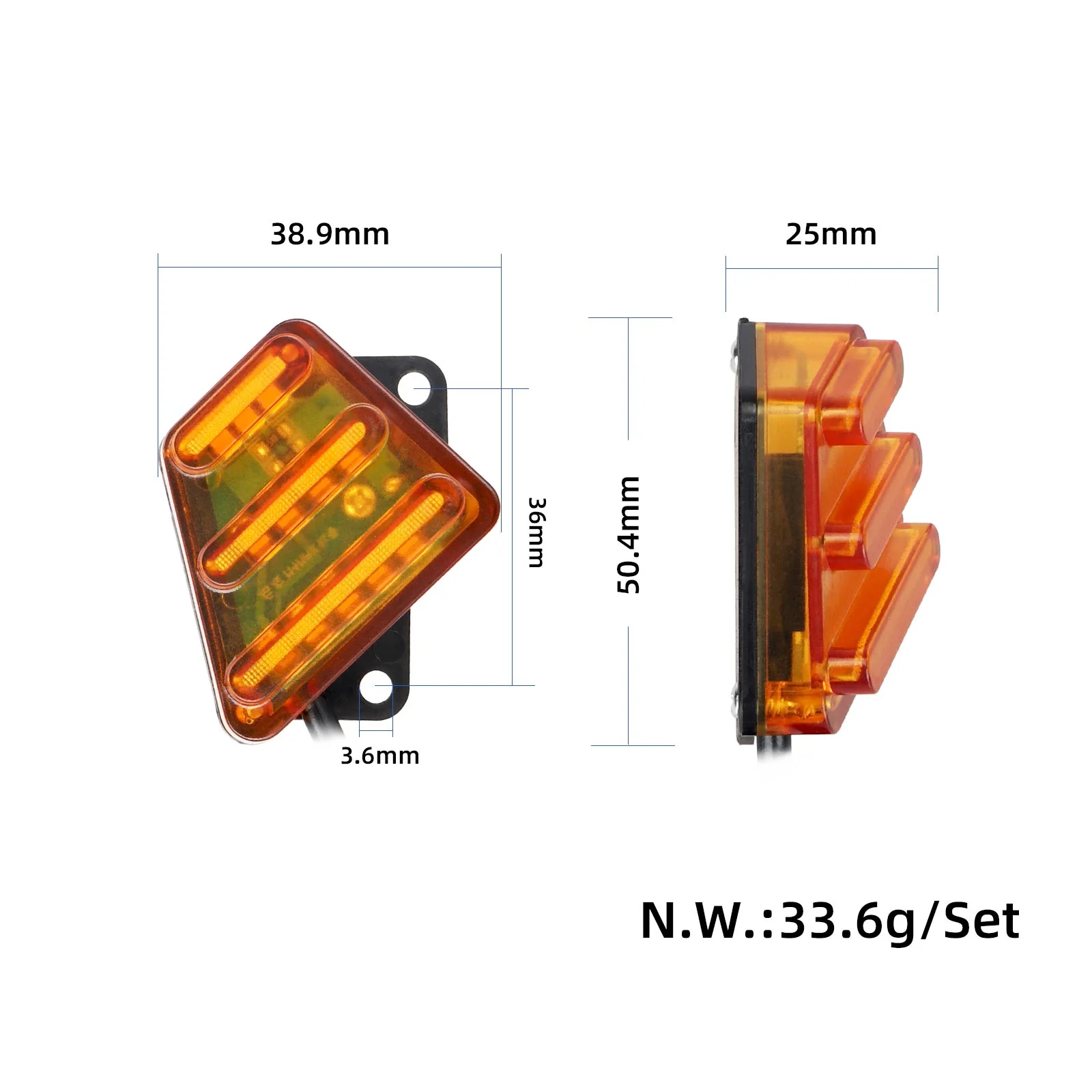KuKirin M4 Max Left & Right Headlight Lights - Image 2