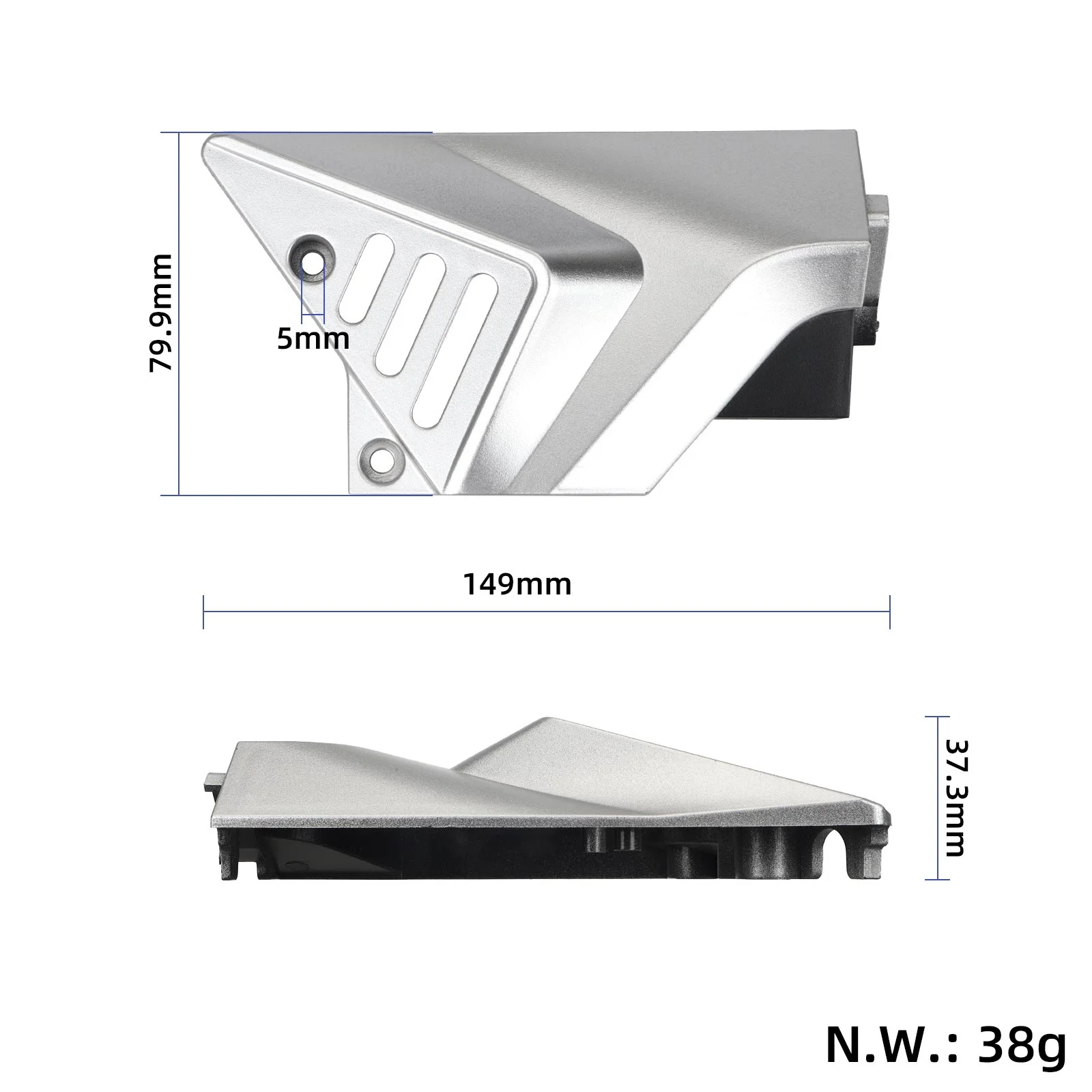 KuKirin M4 Max Right Rear Cover - Image 2