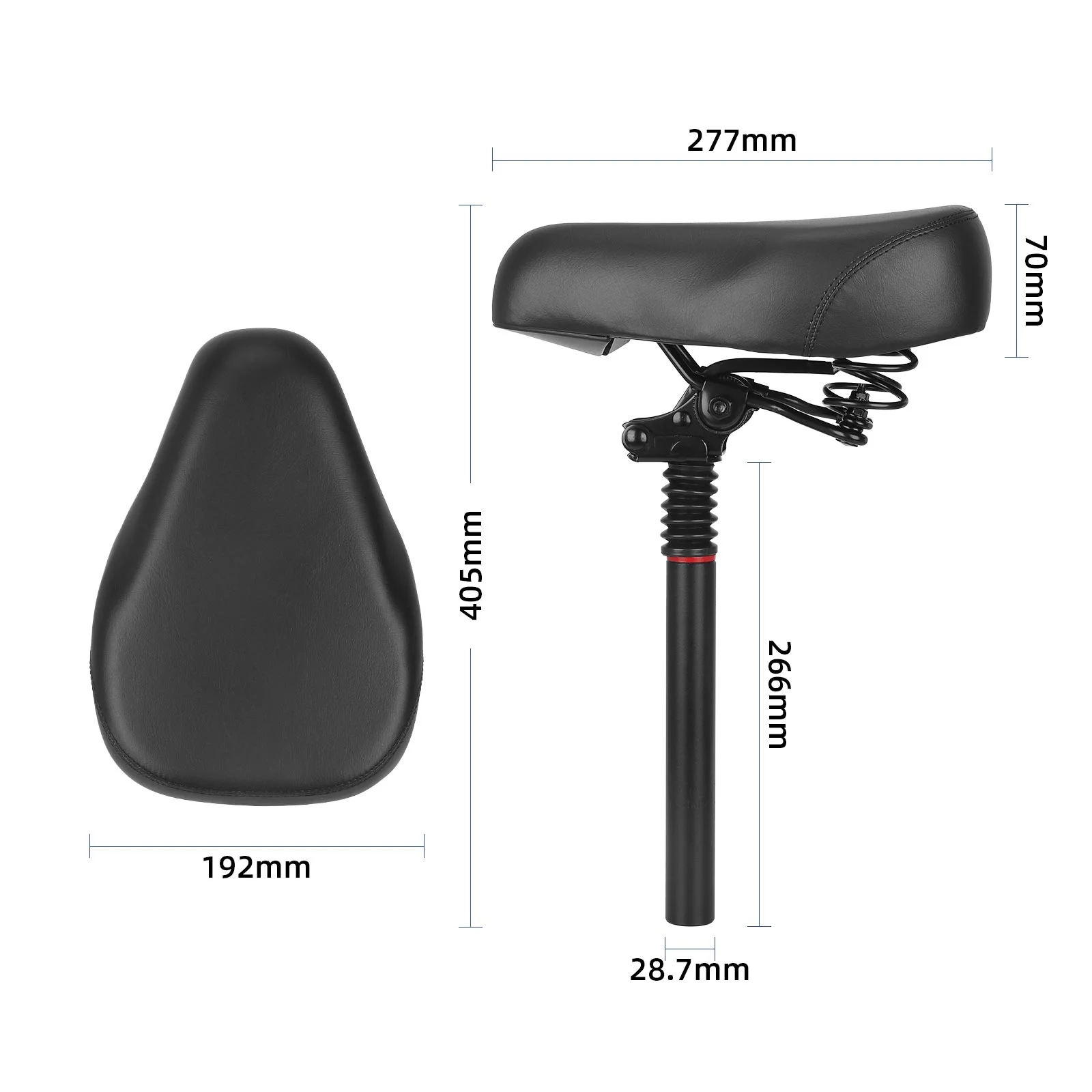 KuKirin G2 Max Seat Assembly With Large Seat Cushion - Image 3