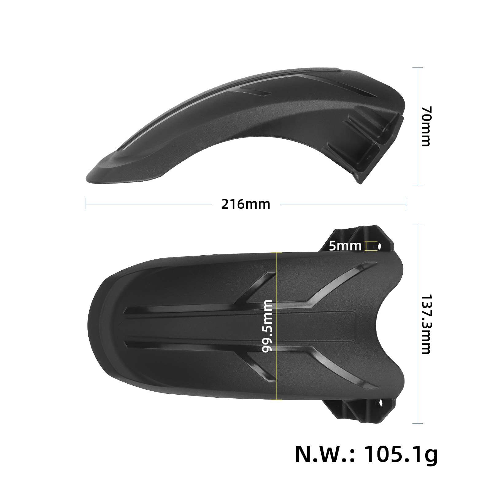 KuKirin G2 Max Front Fender - Image 2